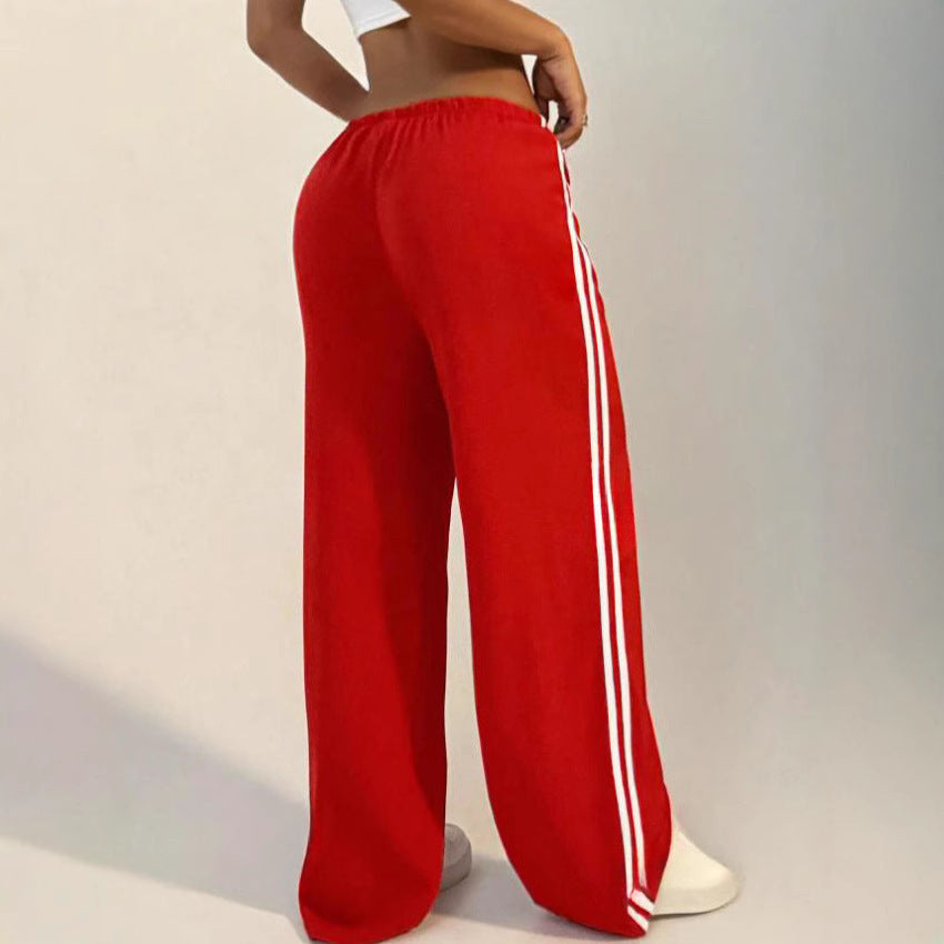 Loose Casual Straight-leg Sports Pants Female