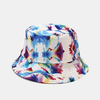 Summer Outdoor Tie-dyed Double-sided Sun Protection Hat