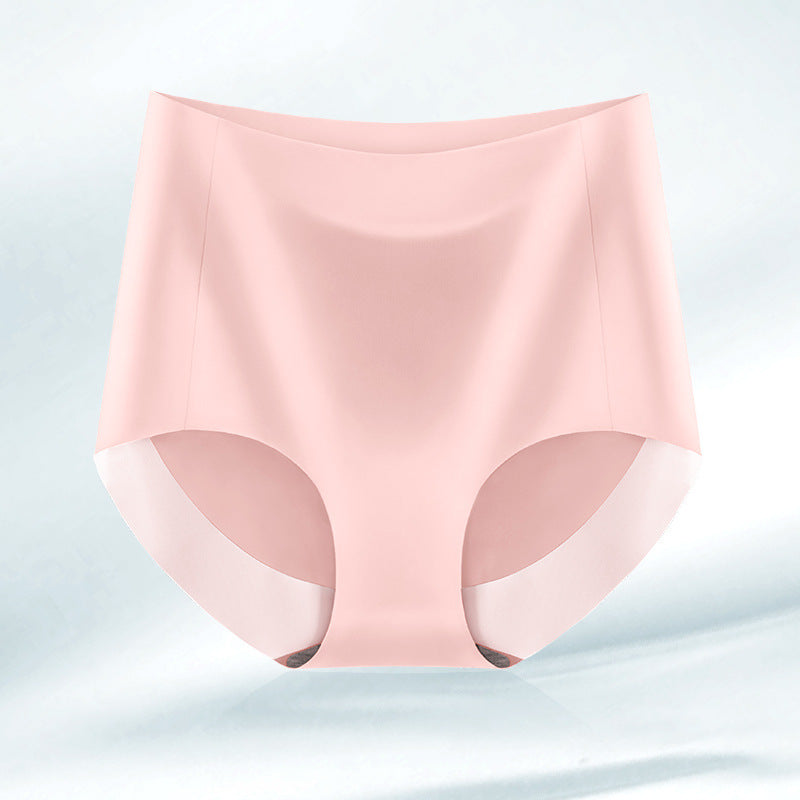 High Waist Seamless Breathable Cotton Antibacterial Women's Panties