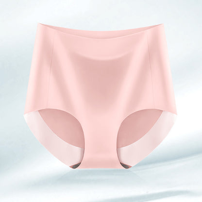High Waist Seamless Breathable Cotton Antibacterial Women's Panties