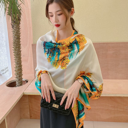 Women's Four Seasons Sunscreen Silk Scarf