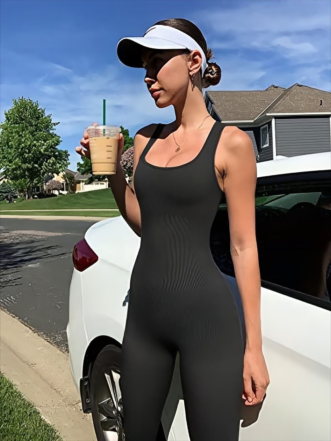 Sexy Tight Quick-drying Shoulder Strap Yoga Jumpsuit