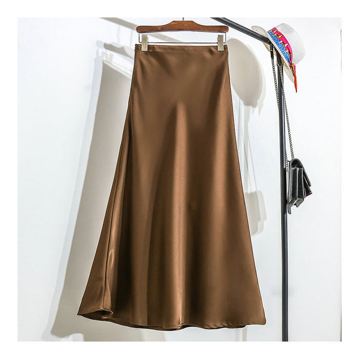 Fashion Personalized Satin Acetate Skirt For Women