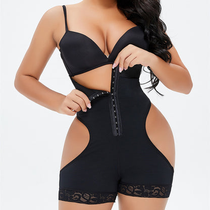 Breasted High Waist Shaping Bodybuilding Shorts