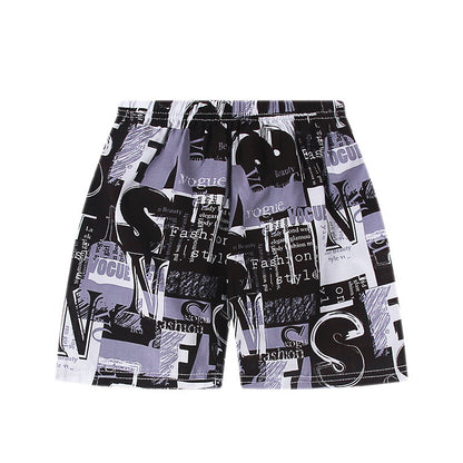 Children's New Summer Printed Shorts Lightweight Breathable