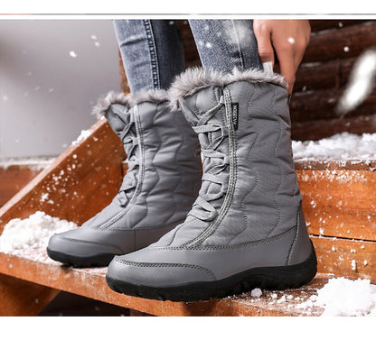 Outdoor High Top Snow Boots Warm Cotton Shoes