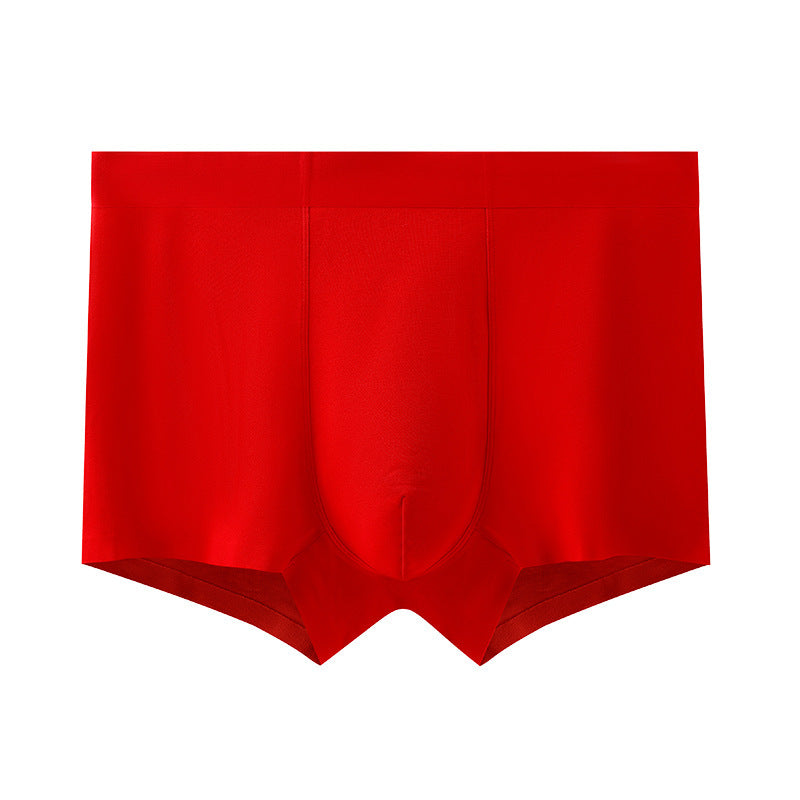Wormwood Antibacterial Crotch Breathable Men's Boxers
