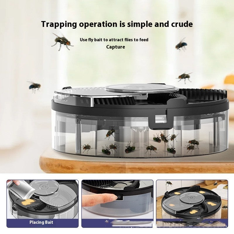 Fly Catcher Automatic Charging Household Fly Trapping Cage