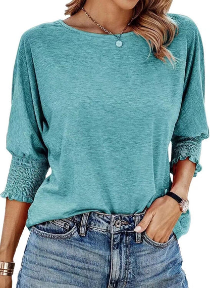 Women's Stylish Loose Round Neck T-shirt
