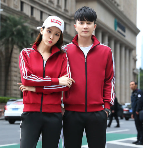 Sportswear Suit Set Couple Athletic Clothing Casual