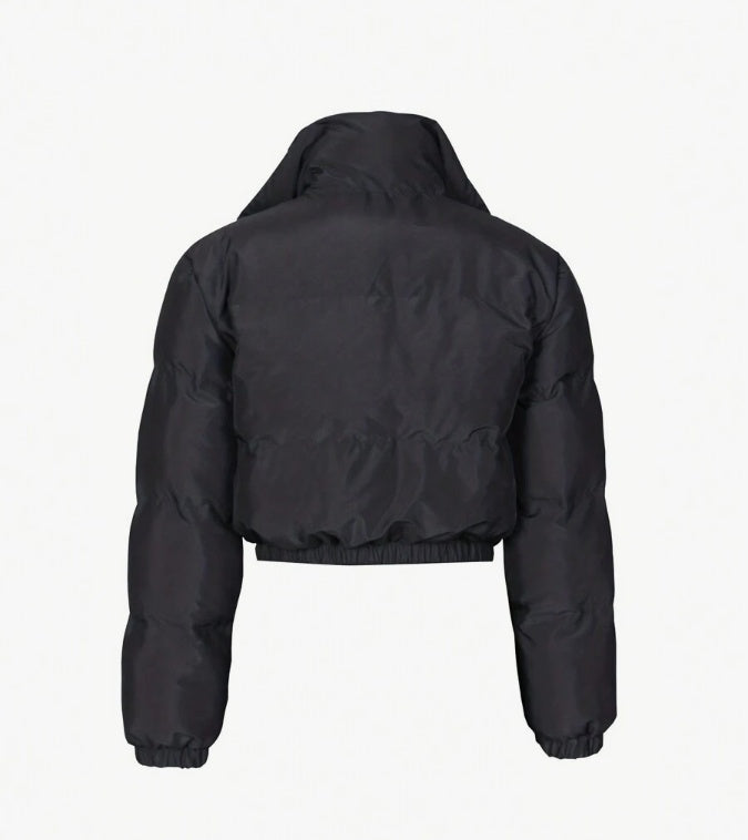 Women European & American Style Short Collar Zip-Up Warm Jacket