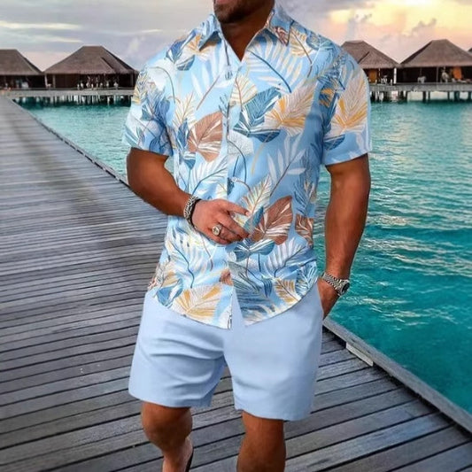 European And American Summer Menswear Shirt Casual Loose