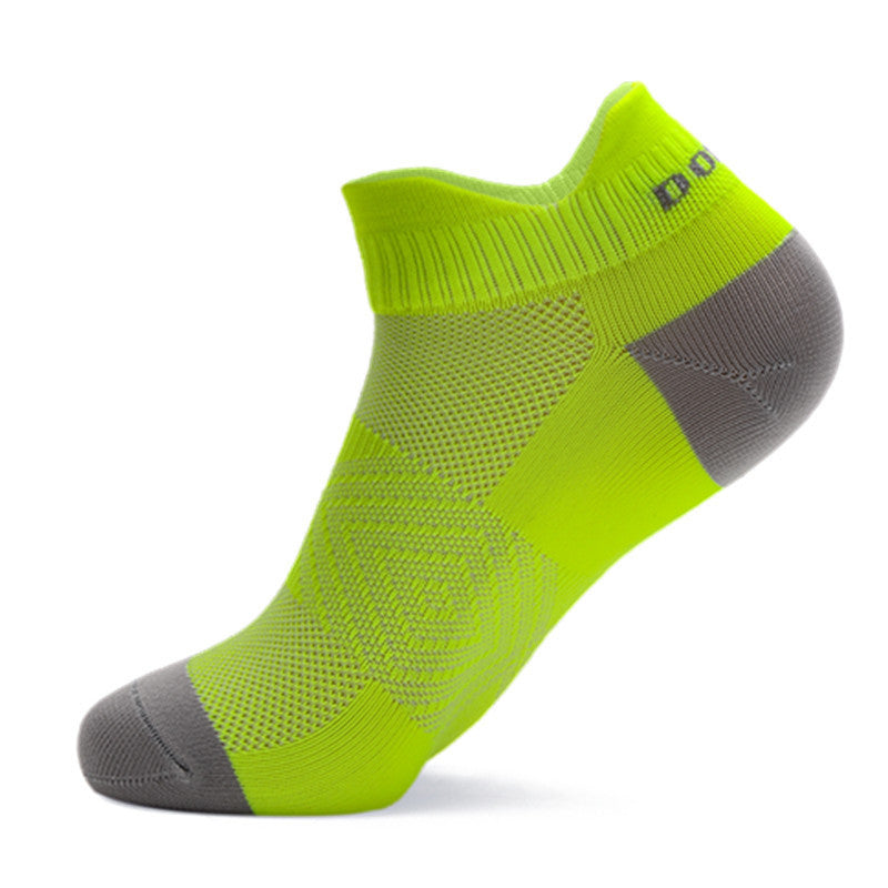 Professional Marathon Fitness Quick-drying Non-slip Sweat-absorbent Mesh Boat Socks Socks