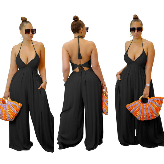 Women's Fashionable Personalized Bra Jumpsuit