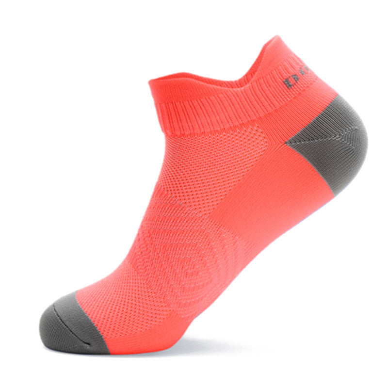 Professional Marathon Fitness Quick-drying Non-slip Sweat-absorbent Mesh Boat Socks Socks