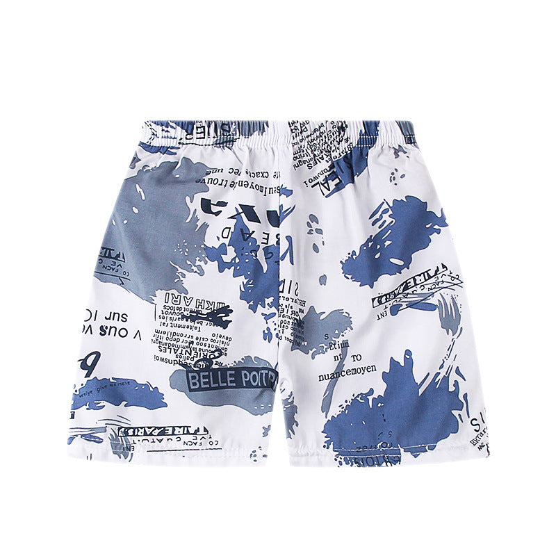 Children's New Summer Printed Shorts Lightweight Breathable