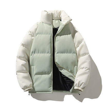 Stitching Thickening Cotton Coat Jacket Male