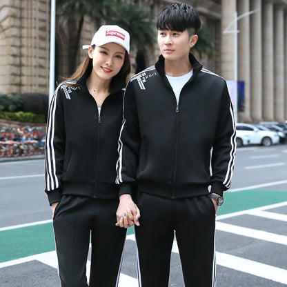 Sportswear Suit Set Couple Athletic Clothing Casual