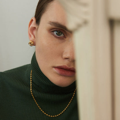 New European And American 18K Gold Plating Earrings