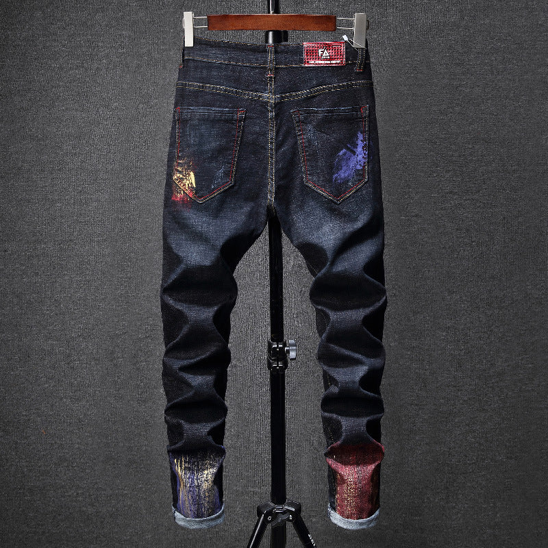 Men's Fashion Personality Slim Pencil Pants
