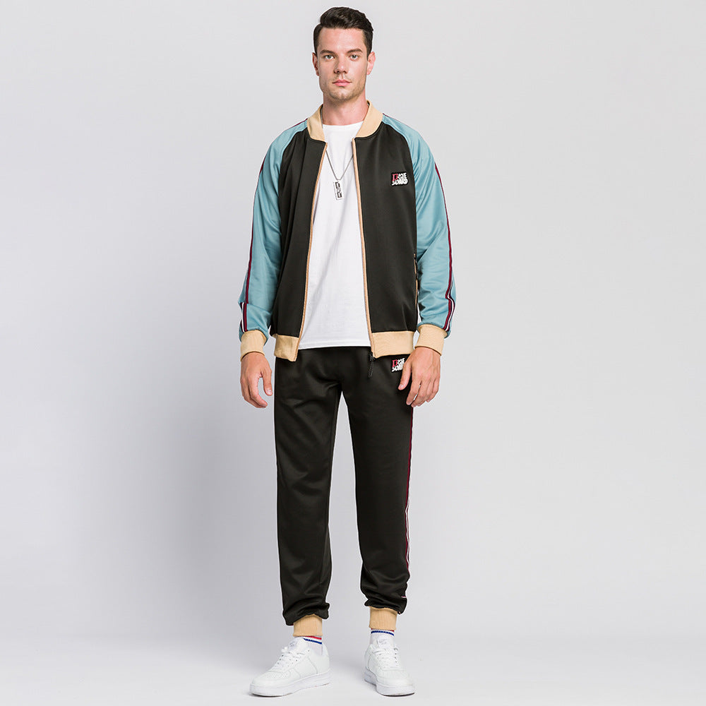 Two-piece Retro Design Cartoon Badge Cardigan