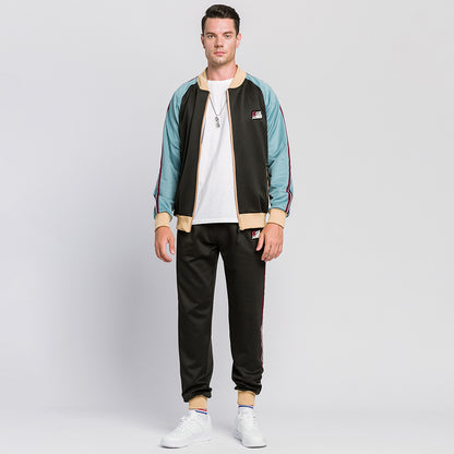 Two-piece Retro Design Cartoon Badge Cardigan