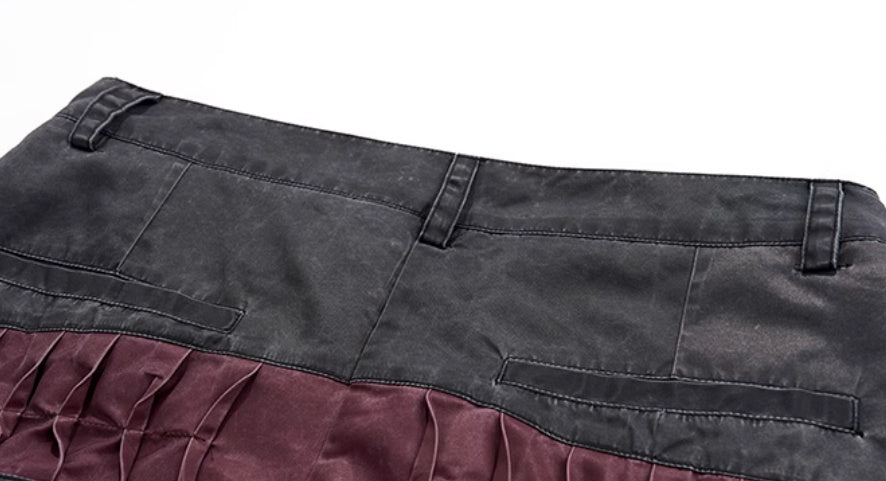 Summer Niche Accumulation Wide-leg Pants Boys Function Pants