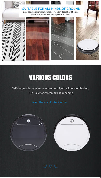 Beautiful Jieshi Automatic Recharge Remote Control Operation Suction Sweeping Mopping Three-in-one Intelligent Household Sweeping Robot
