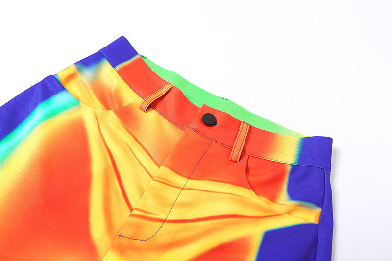 Women's Fashion Straight High Waist Street Loose Pants