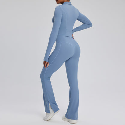 Sports Two-piece Long Sleeve Top Suit
