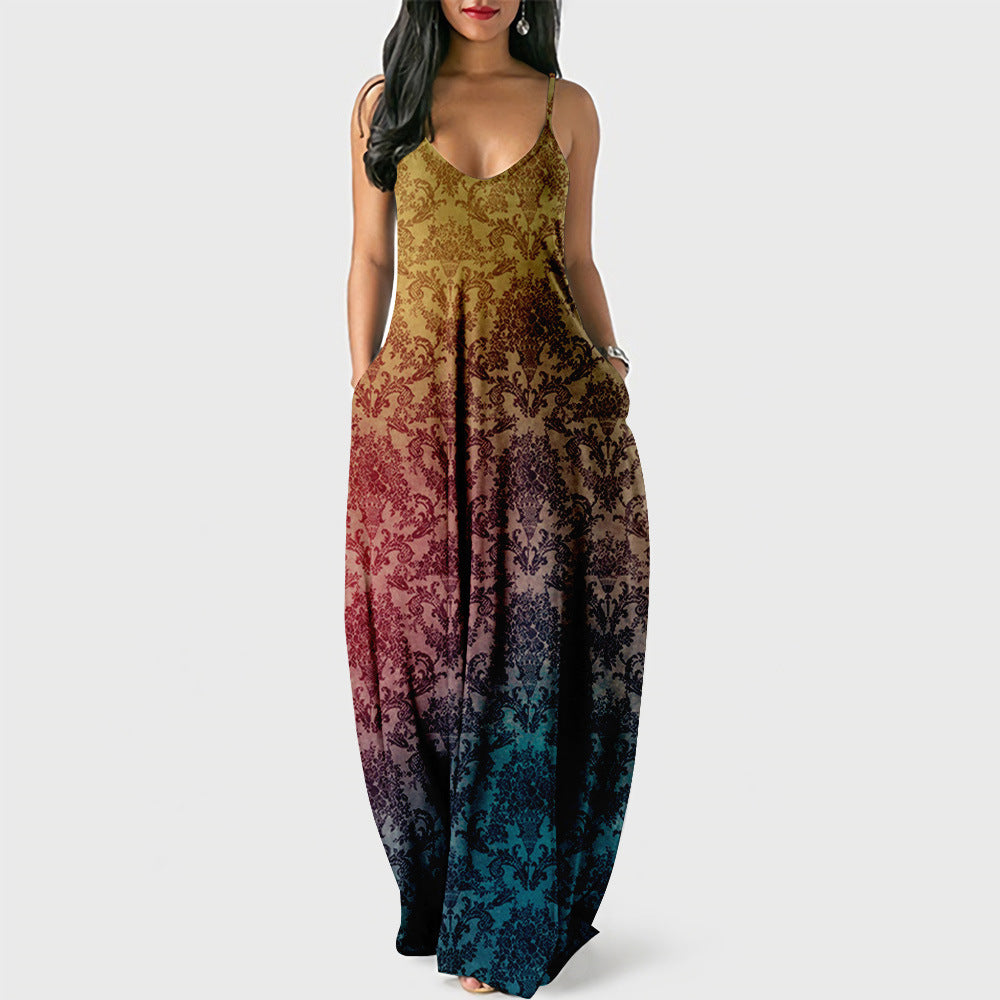 Women's Summer Cool Suspender Dress