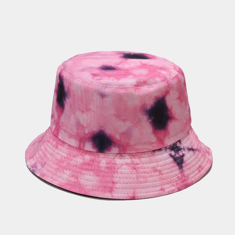 Summer Outdoor Tie-dyed Double-sided Sun Protection Hat