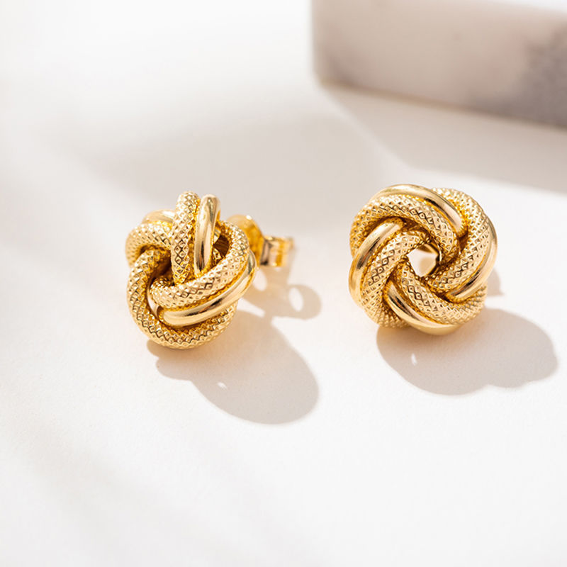 New European And American 18K Gold Plating Earrings