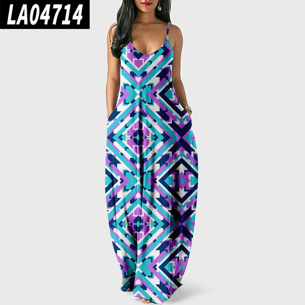 Women's Summer Cool Suspender Dress