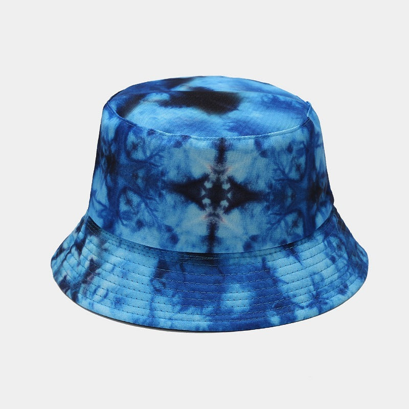 Summer Outdoor Tie-dyed Double-sided Sun Protection Hat