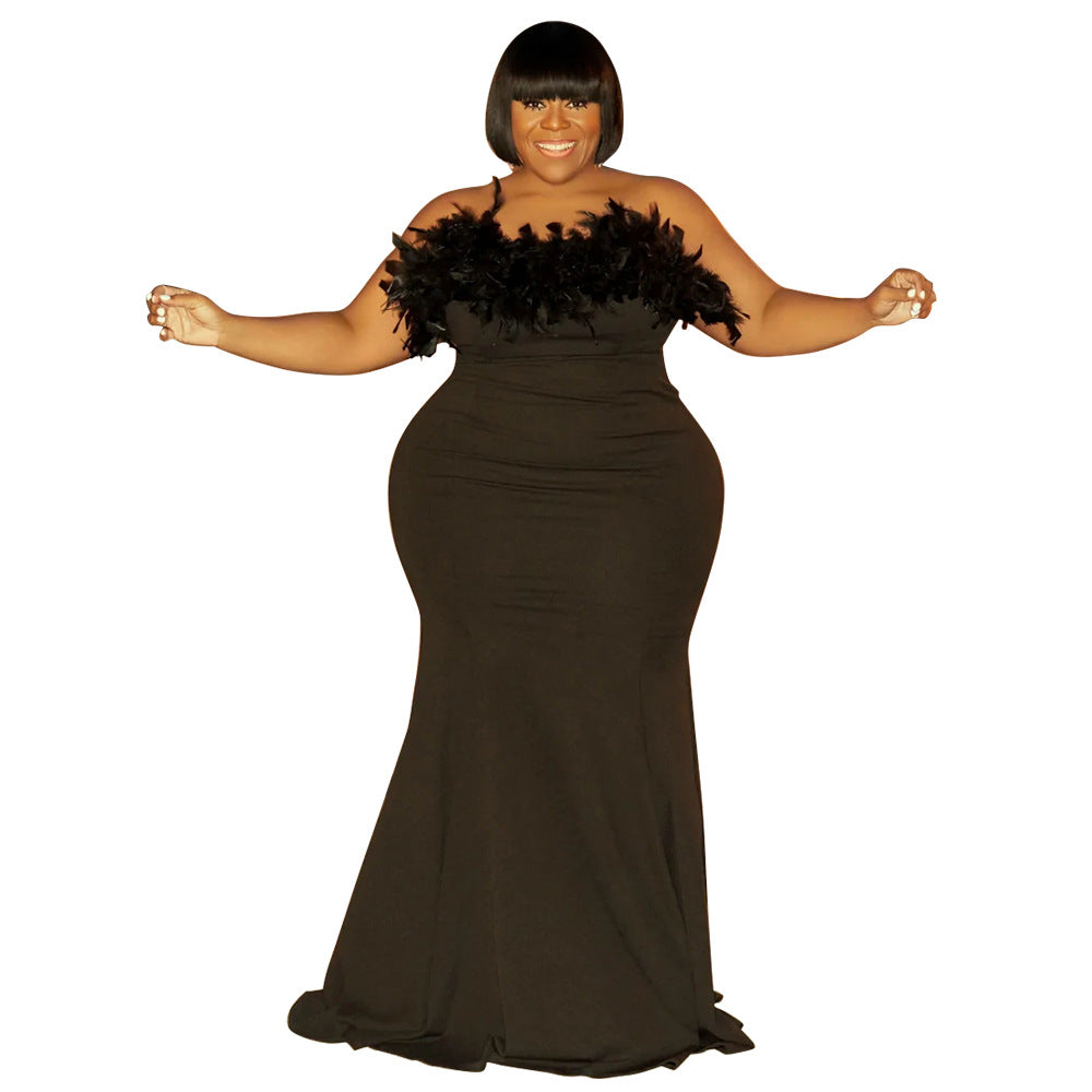 Tube Top Dress Women's Spring Clothing