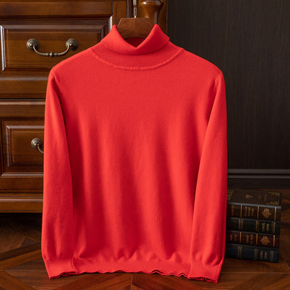 Men's Autumn And Winter Turtleneck Sweater Keep Warm Inner Match