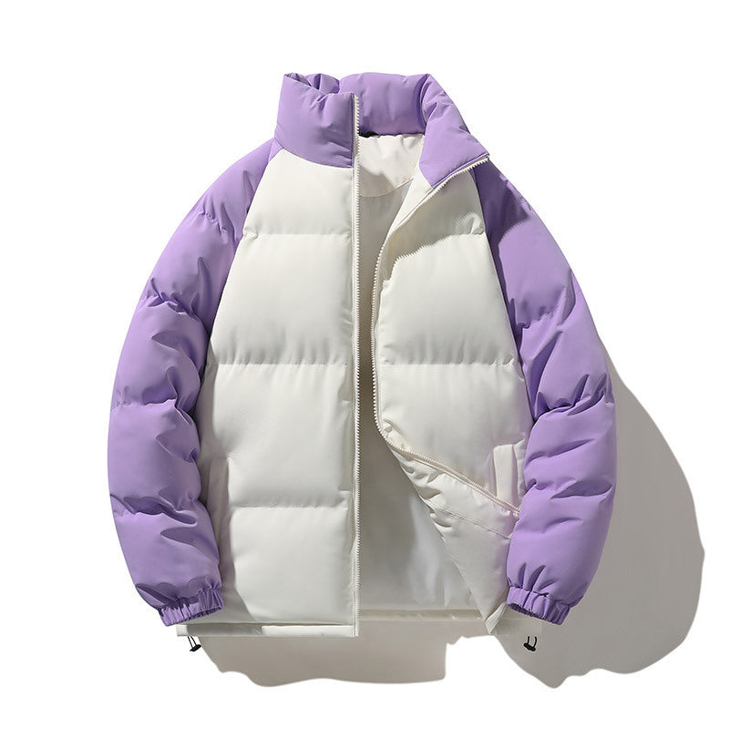 Stitching Thickening Cotton Coat Jacket Male