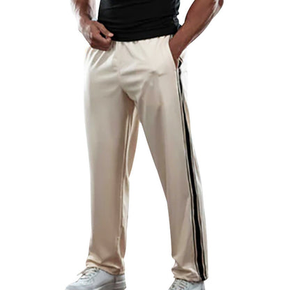 Wide Leg Sports Straight Men's Trousers