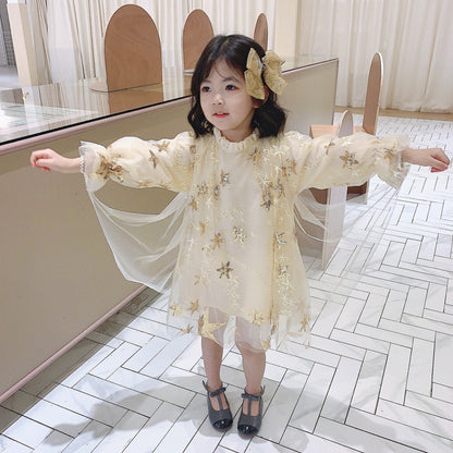 Girls' XINGX Cloak Princess Dress