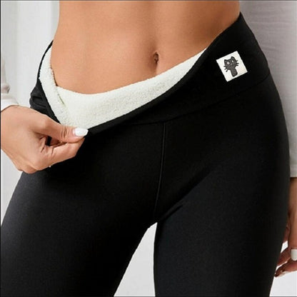 Fleece-lined Thick Light Board Cashmere Leggings