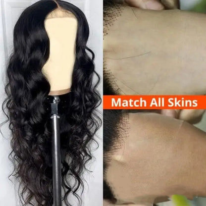 13x 4 Front Lace Human Hair Wig Wig Straight Hair