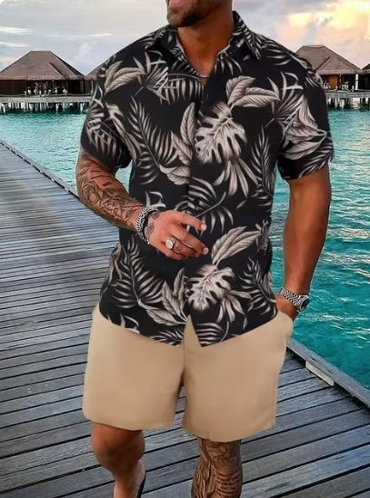 European And American Summer Menswear Shirt Casual Loose