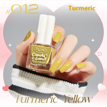 Four-leaf Clover Cover Nail Polish Water-based Baking-free Quick-drying Long Lasting And Does Not Fade Candy Paradise Nail Polish