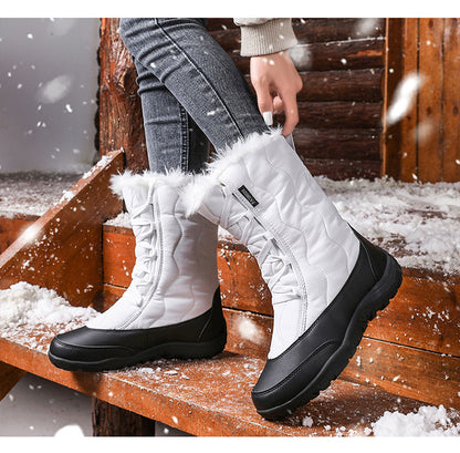 Outdoor High Top Snow Boots Warm Cotton Shoes