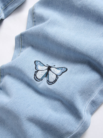 Fashionable And Exquisite Embroidered Men's Jeans