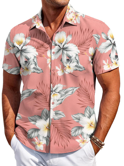 Men's Versatile Trendy Hawaiian Short Sleeve Shirt