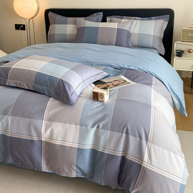 Cotton Four-piece Cotton Quilt Cover Bed Sheet Bedding