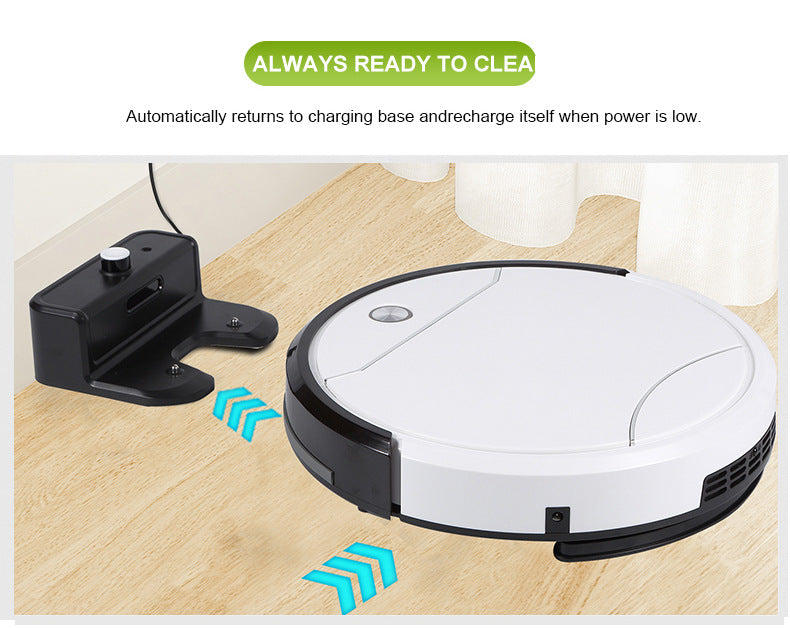 Beautiful Jieshi Automatic Recharge Remote Control Operation Suction Sweeping Mopping Three-in-one Intelligent Household Sweeping Robot