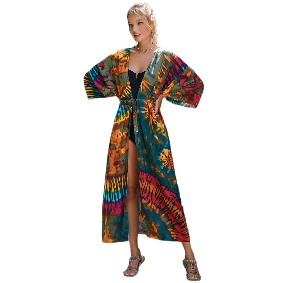 Sun Protection Cardigan Women's Swimsuit Bikini Cover-up